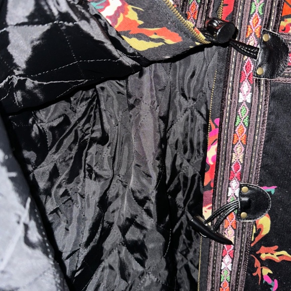 Vtg Car Coat 20W Tailiszime Vibrant Colors, Corduroy, Beautiful Garment - Picture 4 of 12